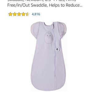 Nested Bean Weighted Sleep Swaddle Sz Newborn